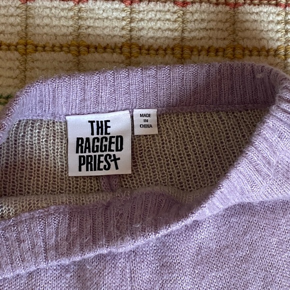 THE RAGGED PRIEST / FREE PEOPLE KNIT FLAME FLARE PANTS: size XS - Picture 2 of 6